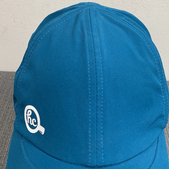 AllState Hot Chocolate 15k/5k Running Hat Unisex Adjustable Teal Strapback cap - Picture 3 of 15